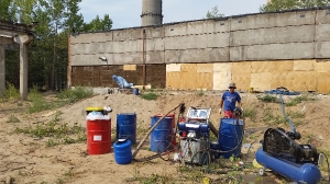 Гидроизоляция пожарных резервуаров на заводе АО 