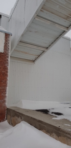 Утепление пенополиуретаном стен из профлиста птицефабрики Яратель в г. Казань